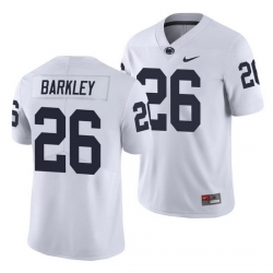 penn state nittany lions saquon barkley white limited men's jersey