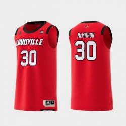 Men Louisville Cardinals Ryan Mcmahon Red Replica College Basketball Jersey