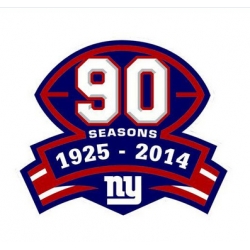 Stitched NFL New York Giants 1925-2014 Season Jersey Patch