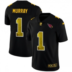 Arizona Cardinals 1 Kyler Murray Men Black Nike Golden Sequin Vapor Limited NFL Jersey