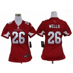 Nike Women Arizona Cardinals #26 Chris Wells Red jerseys