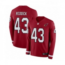 Youth Nike Arizona Cardinals 43 Haason Reddick Limited Red Therma Long Sleeve NFL Jersey