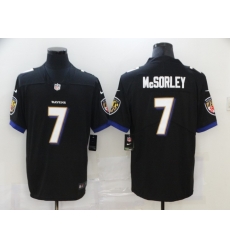 Nike Baltimore Ravens 7 Trace McSorley Black Vapor Untouchable Limited Jersey