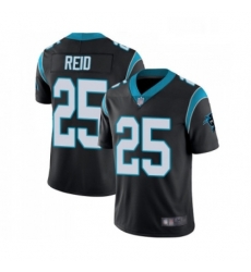 Mens Carolina Panthers 25 Eric Reid Black Team Color Vapor Untouchable Limited Player Football Jersey