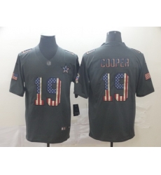 Cowboys 19 Amari Cooper 2019 Salute To Service USA Flag Fashion Limited Jersey