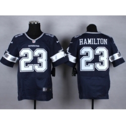 Nike Dallas Cowboys 23 Jakar Hamilton Blue Elite NFL Jersey
