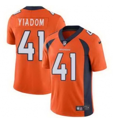 Nike Broncos 41 Isaac Yiadom Orange Vapor Untouchable Limited Jersey