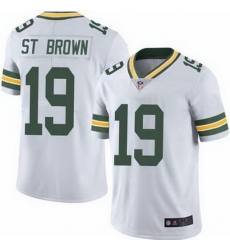 Nike Packers 19 Equanimeous St  Brown White Vapor Untouchable Limited Jersey