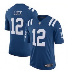 Indianapolis Colts 12 Andrew Luck Men Nike Royal Vapor Limited Team Jersey