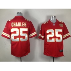 Nike Kansas City Chiefs 25 Jamaal Charles Red LIMITED NFL Jersey