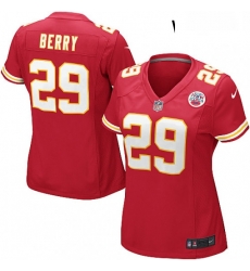 Womens Nike Kansas City Chiefs 29 Eric Berry Game Red Team Color NFL Jersey