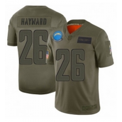Youth Los Angeles Chargers 26 Casey Hayward Limited Camo 2019 Salute to Service Football Jersey