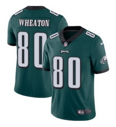 Nike Eagles #80 Markus Wheaton Midnight Green Team Color Mens Stitched NFL Vapor Untouchable Limited Jersey