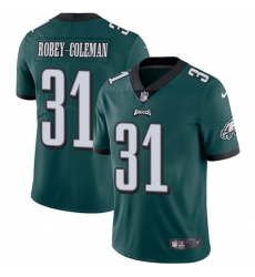 Nike Philadelphia Eagles 31 Nickell Robey Coleman Green Team Color Men Stitched NFL Vapor Untouchable Limited Jersey