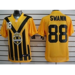 Nike Pittsburgh Steelers 88 Lynn Swann Yellow Elite 1933s Throwback NFL Jersey