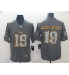 Nike Steelers 19 JuJu Smith Schuster Gray Camo Vapor Untouchable Limited Jersey
