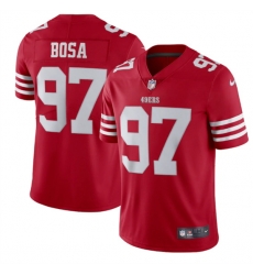 Men San Francisco 49ers 97 Nike Bosa 2022 New Scarlet Vapor Untouchable Stitched Football Jersey