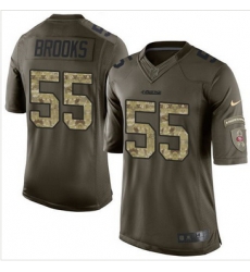 Nike San Francisco 49ers #55 Ahmad Brooks Green Men 27s Stitched NFL Limited Salute to Service Jersey