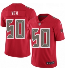Mens Nike Tampa Bay Buccaneers 50 Vita Vea Limited Red Rush Vapor Untouchable NFL Jersey