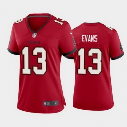 Women Tampa Bay Buccaneers 13 Mike Evans Nike Red Vapor Limited Jersey