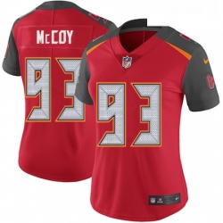 Womens Nike Tampa Bay Buccaneers 93 Gerald McCoy Elite Red Team Color NFL Jersey