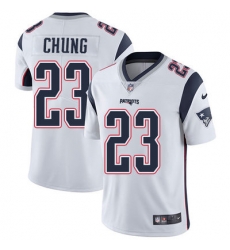 Nike Patriots #23 Patrick Chung White Mens Stitched NFL Vapor Untouchable Limited Jersey
