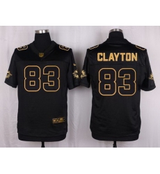 Nike Dolphins #83 Mark Clayton Black Mens Stitched NFL Elite Pro Line Gold Collection Jersey