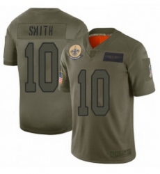 Men New Orleans Saints 10 TreQuan Smith Limited Camo 2019 Salute to Service Football Jersey