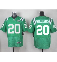 Nike Jets #20 Marcus Williams Green Mens Stitched NFL Elite Rush Jersey