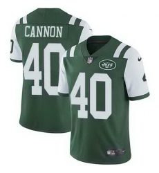 Nike Jets 40 Trenton Cannon Green Vapor Untouchable Limited Jersey