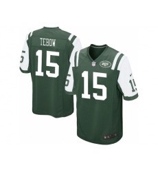 Nike New York Jets 15 Tim Tebow green Game NFL Jersey