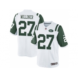 Nike New York Jets 27 Dee Milliner White Limited NFL Jersey