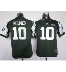 Youth Nike New York Jets 10# Santonio Holmes Green Nike NFL Jerseys