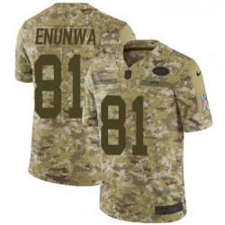 Youth Nike New York Jets 81 Quincy Enunwa Limited Camo 2018 Salute to Service NFL Jersey
