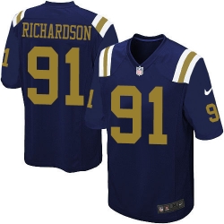 Youth Nike New York Jets #91 Sheldon Richardson Limited Navy Blue Alternate NFL