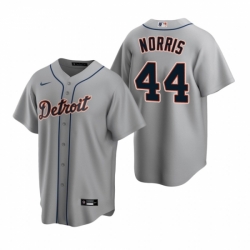 Mens Nike Detroit Tigers 44 Daniel Norris Gray Road Stitched Baseball Jerse