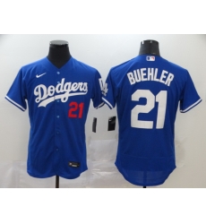 Dodgers 21 Walker Buehler Royal 2020 Nike Flexbase Jersey