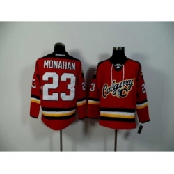 nhl jerseys calgary flames 23 monahan red[2015 new]