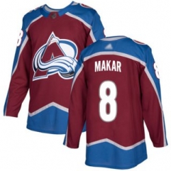 Adidas Colorado Avalanche 8 Cale Makar Burgundy Home Authentic Stitched NHL Jersey