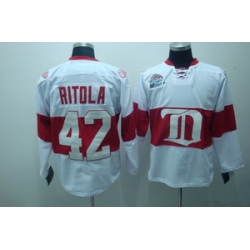 Detroit Red Wings 42 Ritola WHITE Winter Classic Jerseys