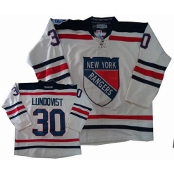 New York Rangers 30 Henrik Lundqvist 2012 winter classic jerseys cream