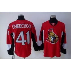 Cheap Ottawa Senators #41 CHEECHOO red Jersey