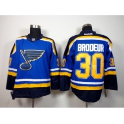 NHL St.Louis Blues #30 Brodeur blue jerseys