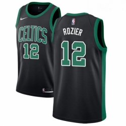 Womens Adidas Boston Celtics 12 Terry Rozier Swingman Black NBA Jersey Statement Edition 