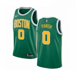 Womens Nike Boston Celtics 0 Robert Parish Green Swingman Jersey Earned Edition 