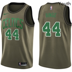 Youth Nike Boston Celtics 44 Danny Ainge Swingman Green Salute to Service NBA Jersey