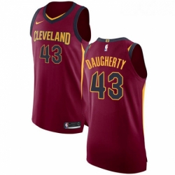 Youth Nike Cleveland Cavaliers 43 Brad Daugherty Authentic Maroon Road NBA Jersey Icon Edition