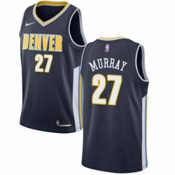 Youth Nike Denver Nuggets 27 Jamal Murray Authentic Navy Blue Road NBA Jersey Icon Edition