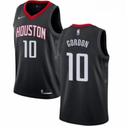 Womens Nike Houston Rockets 10 Eric Gordon Swingman Black Alternate NBA Jersey Statement Edition