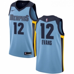Womens Nike Memphis Grizzlies 12 Tyreke Evans Authentic Light Blue NBA Jersey Statement Edition 